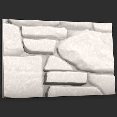 Stone Wall 381 3D print model