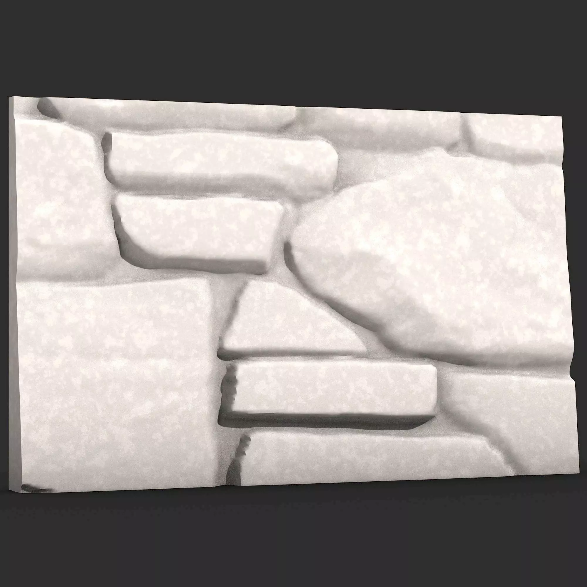 Stone Wall 381 3D print model_0