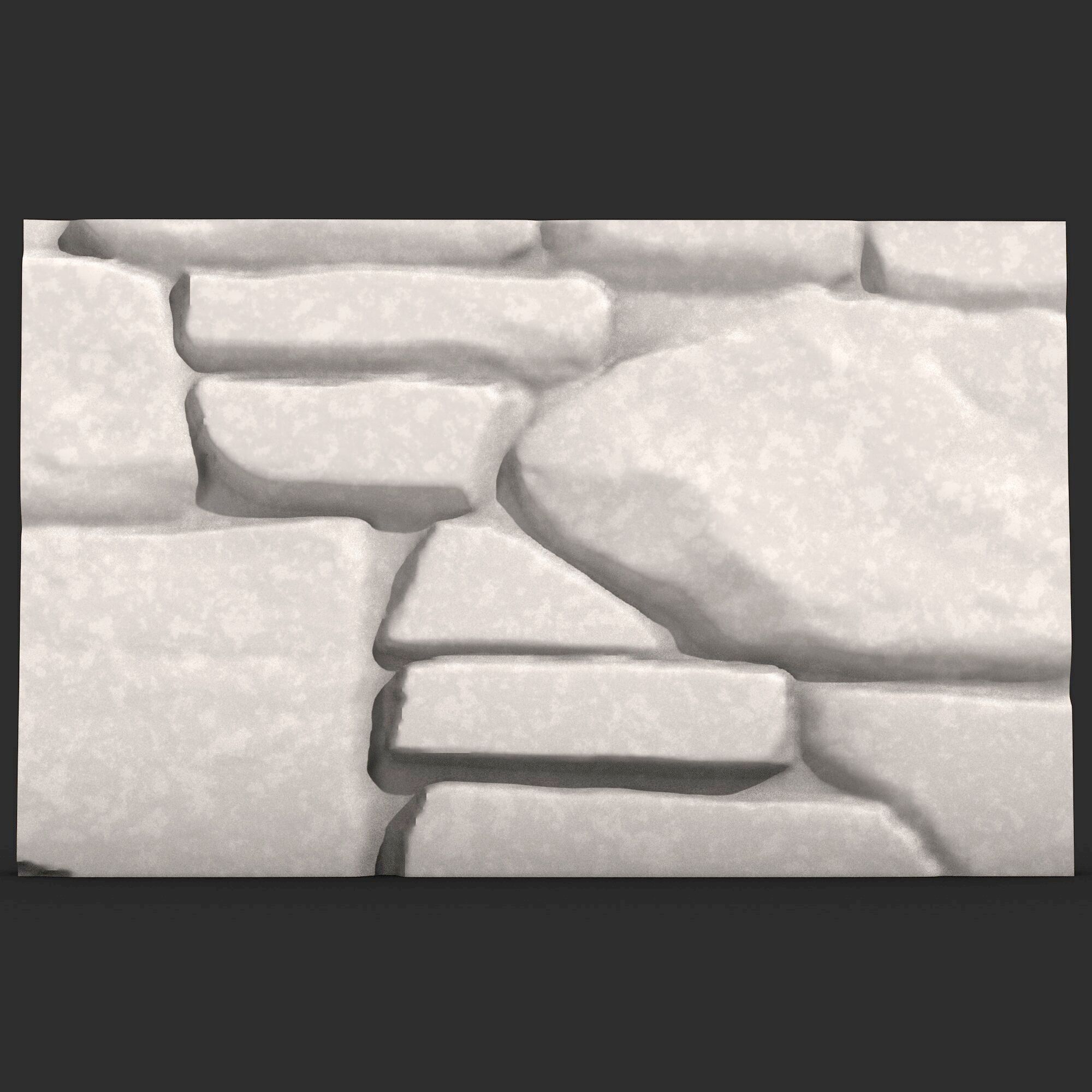 Stone Wall 381 3D print model_1