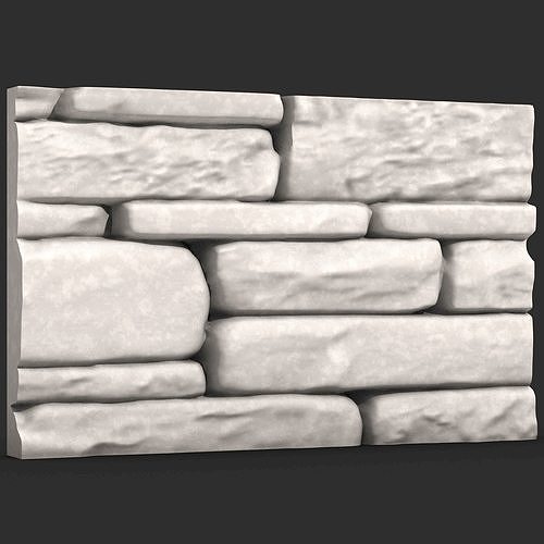 Stone Wall 380 3D print model