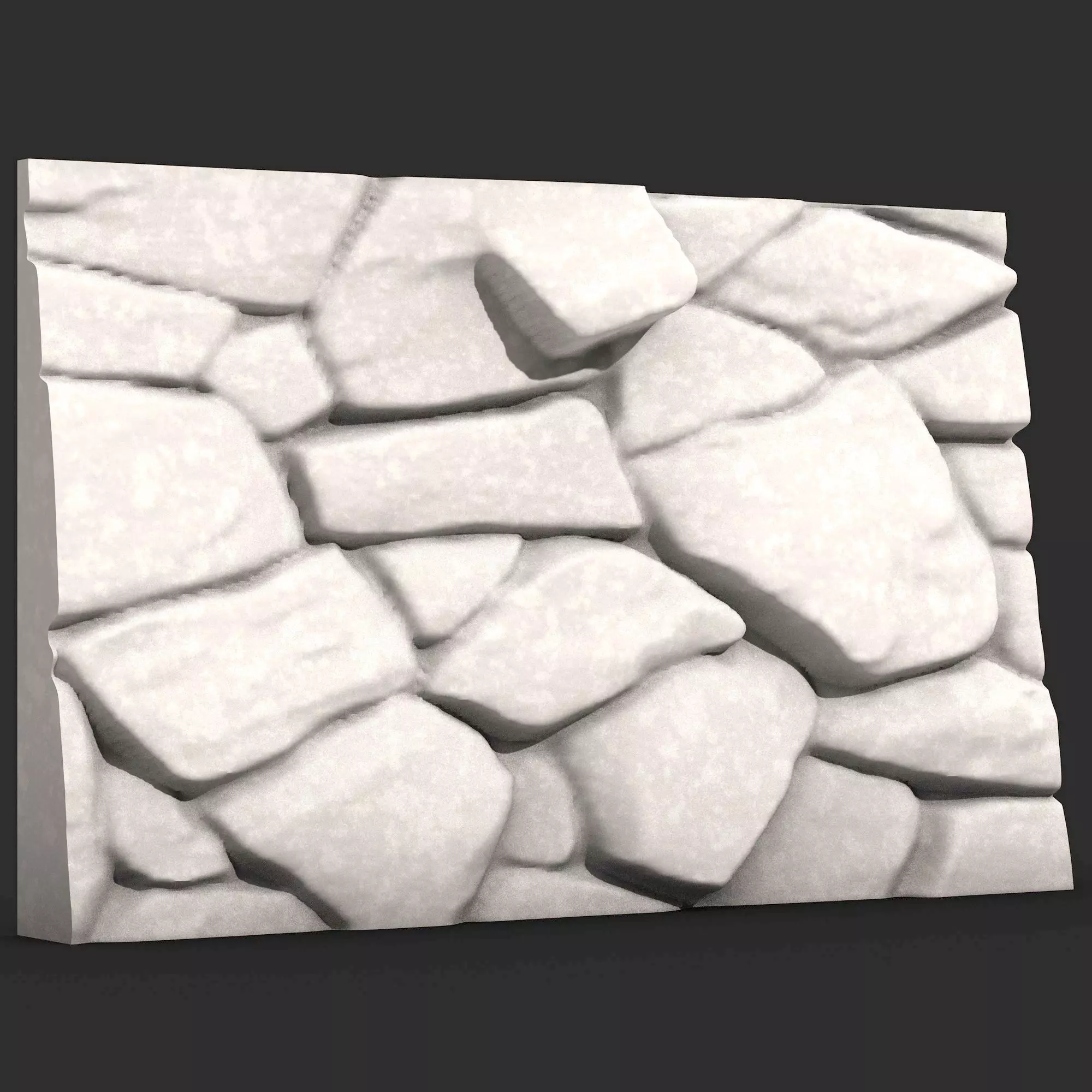 Stone Wall 379 3D print model_0