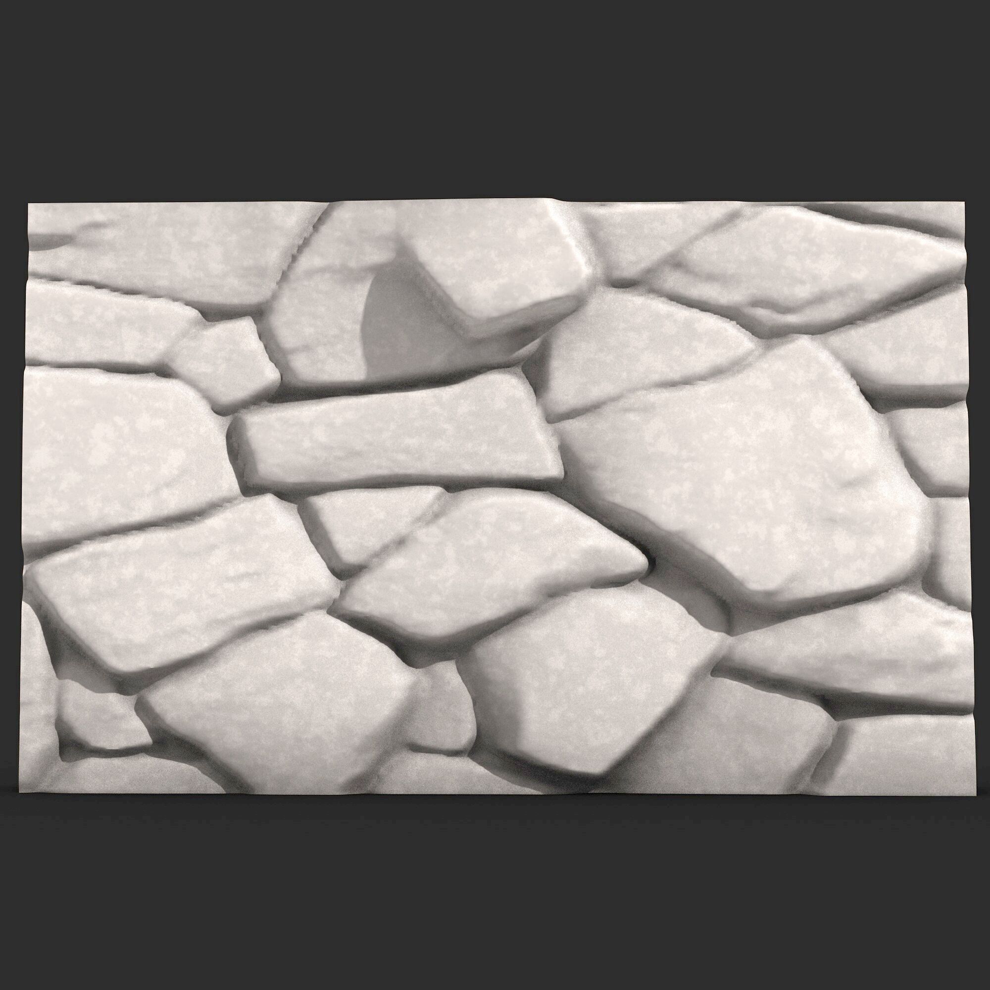 Stone Wall 379 3D print model_1