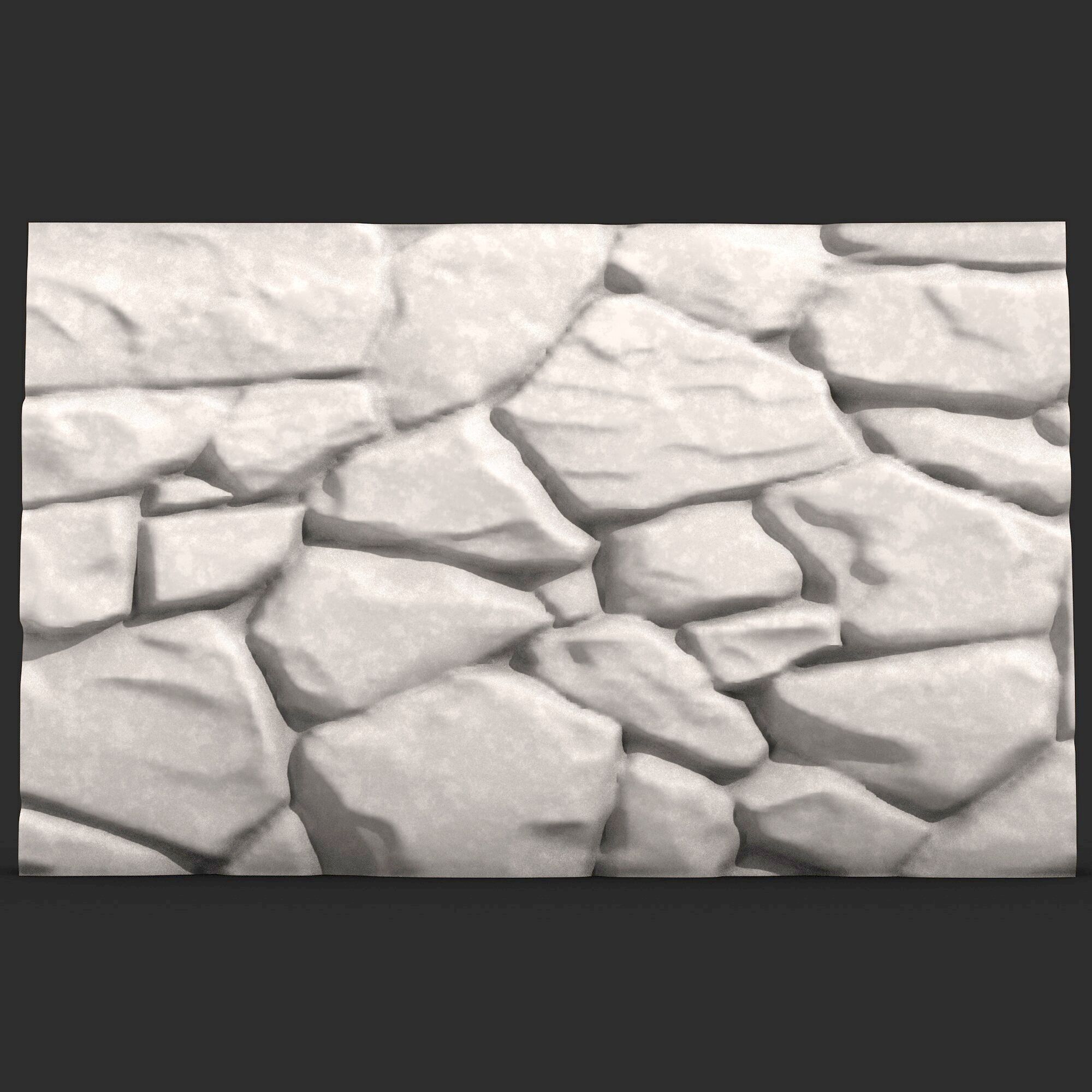 Stone Wall 378 3D print model_1