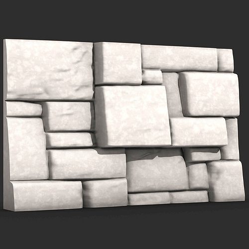 Stone Wall 377 3D print model