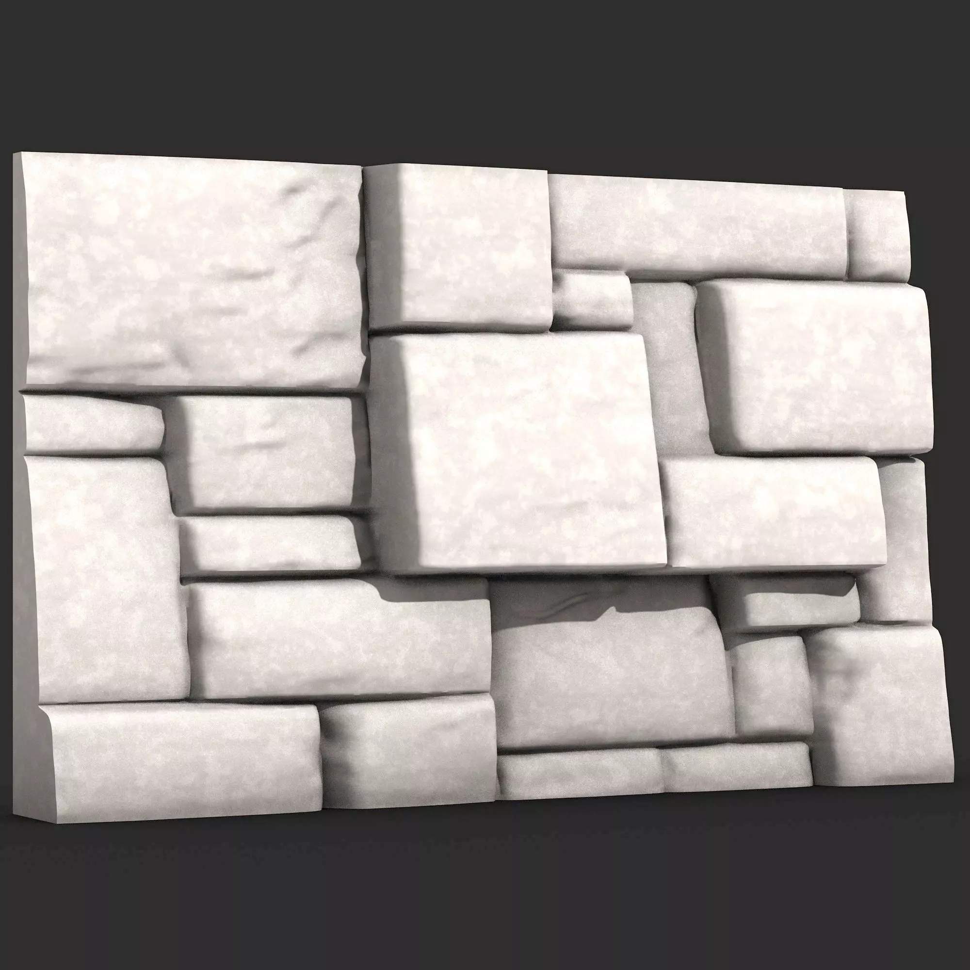 Stone Wall 377 3D print model_0