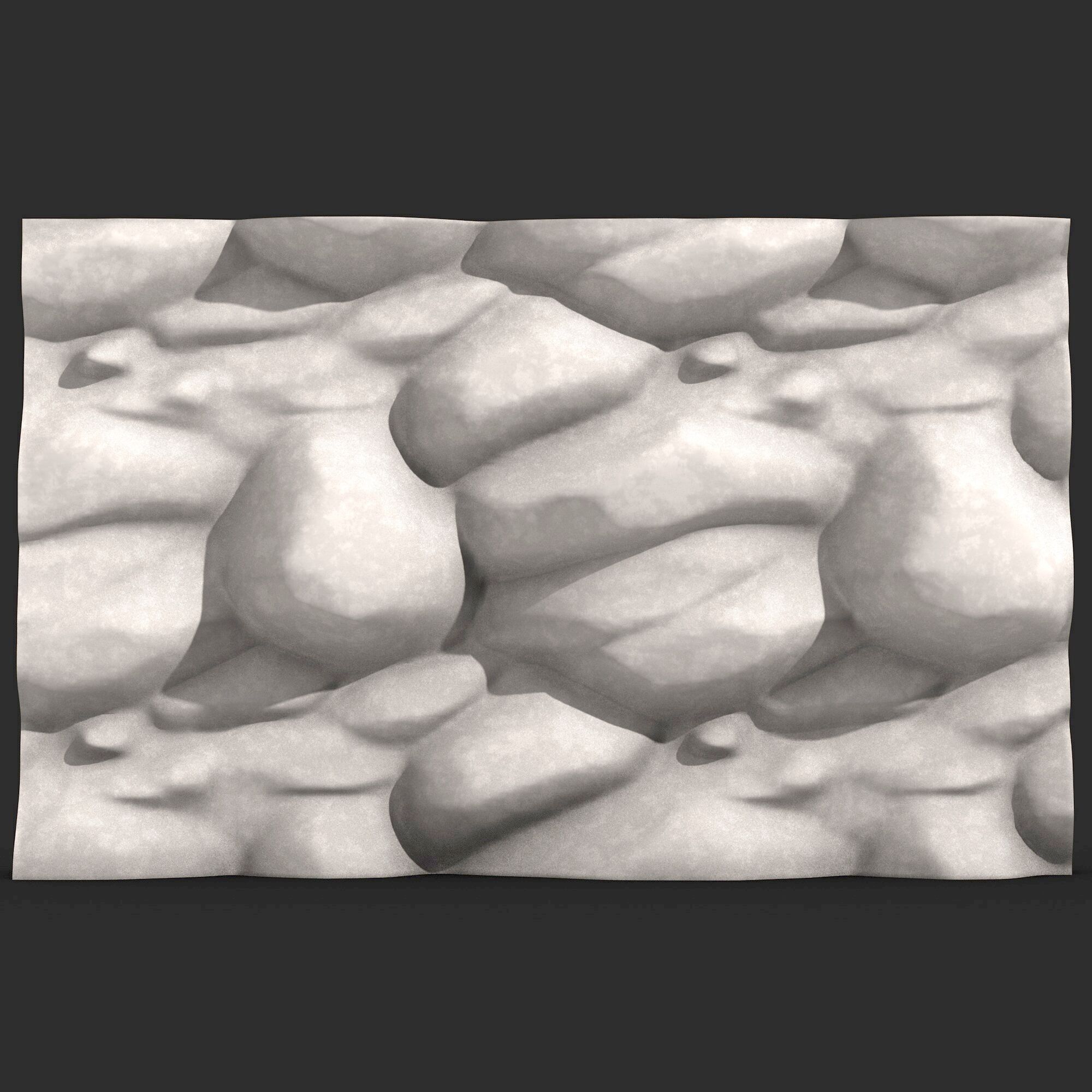 Stone Wall 376 3D print model_1
