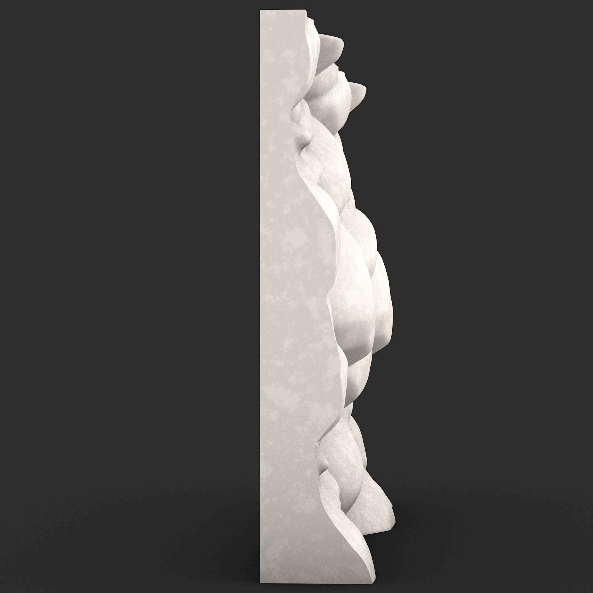 Stone Wall 376 3D print model_2