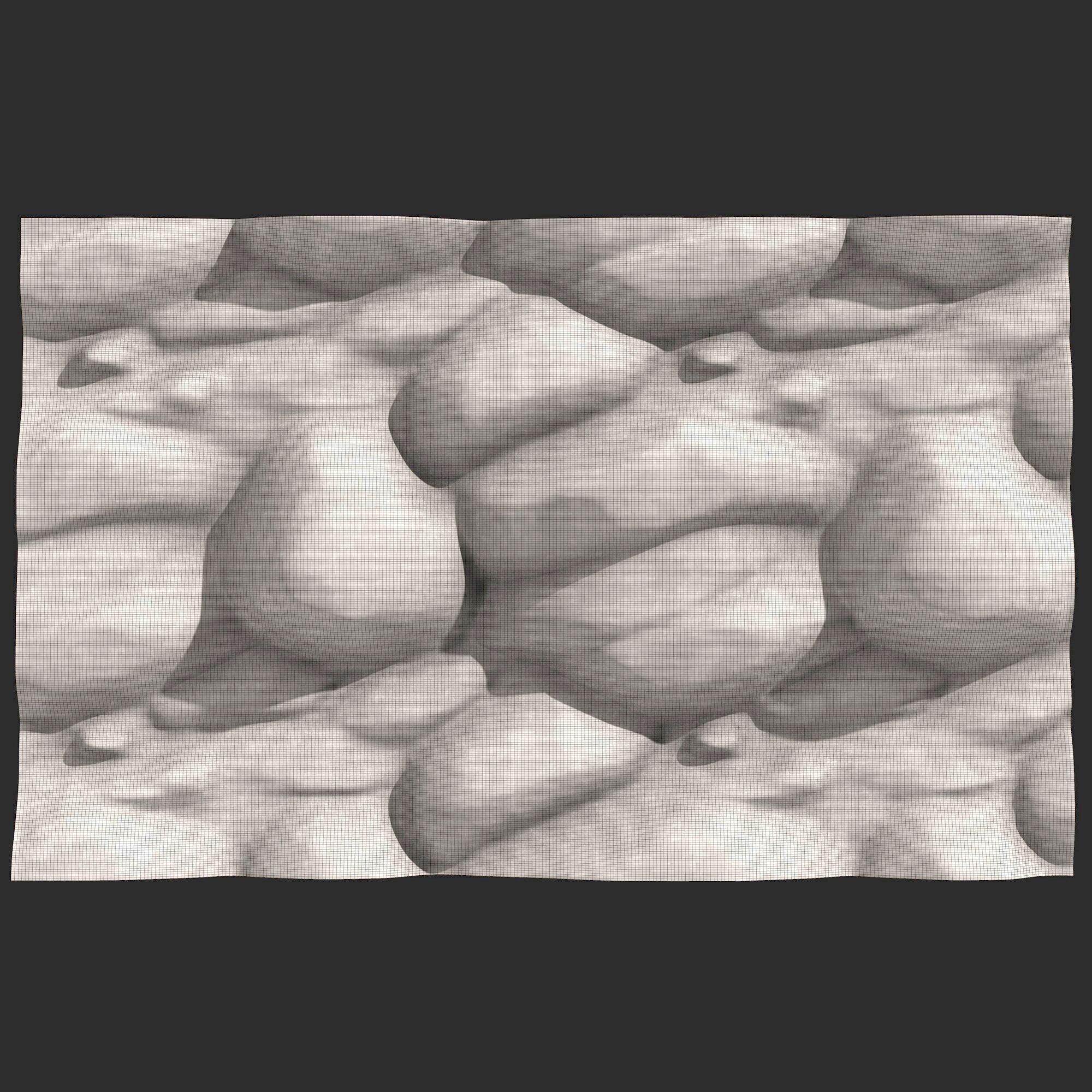 Stone Wall 376 3D print model_5