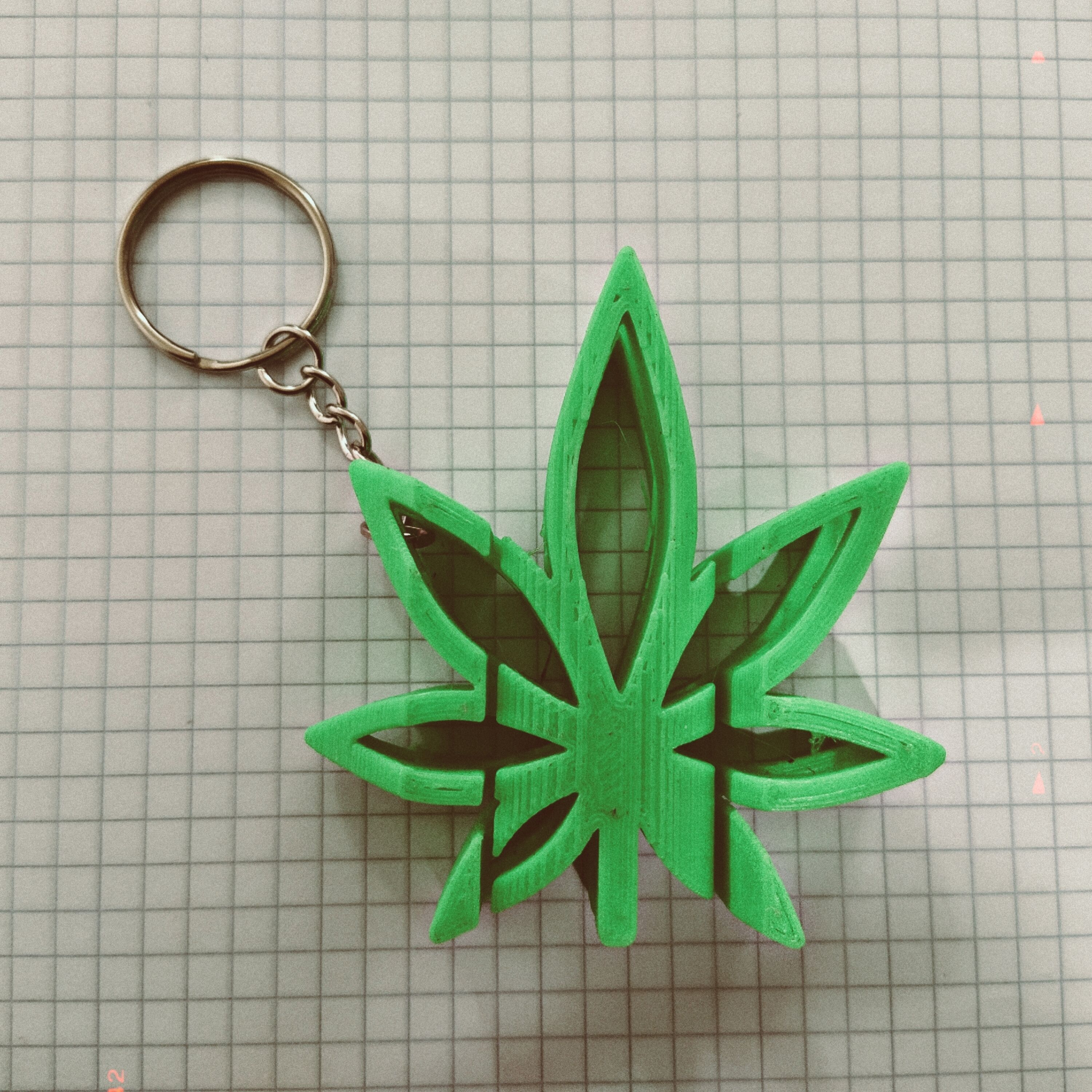 Text Flip Mary Jane Keychain 420  3D print model_0
