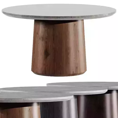 Fredericia Niveau Coffee Tables 3D model