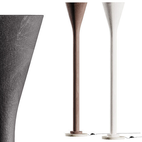Garnier  Linker Kel Platre Plaster Floor Lamp 3D model