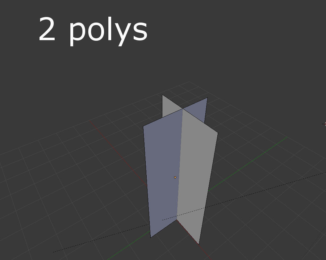 Low poly Plant branch with leaves Low-poly 3D model_4