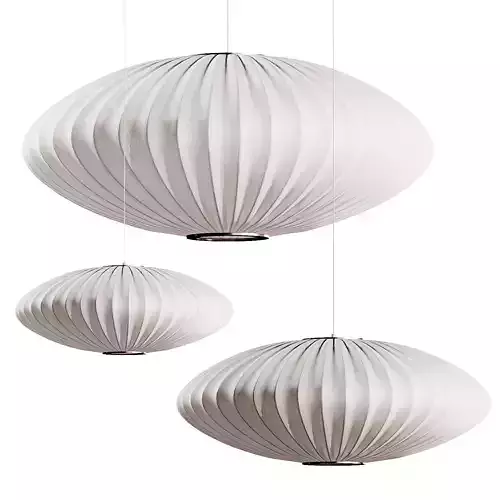 Herman Miller Nelson Saucer Bubble Pendant Lamp