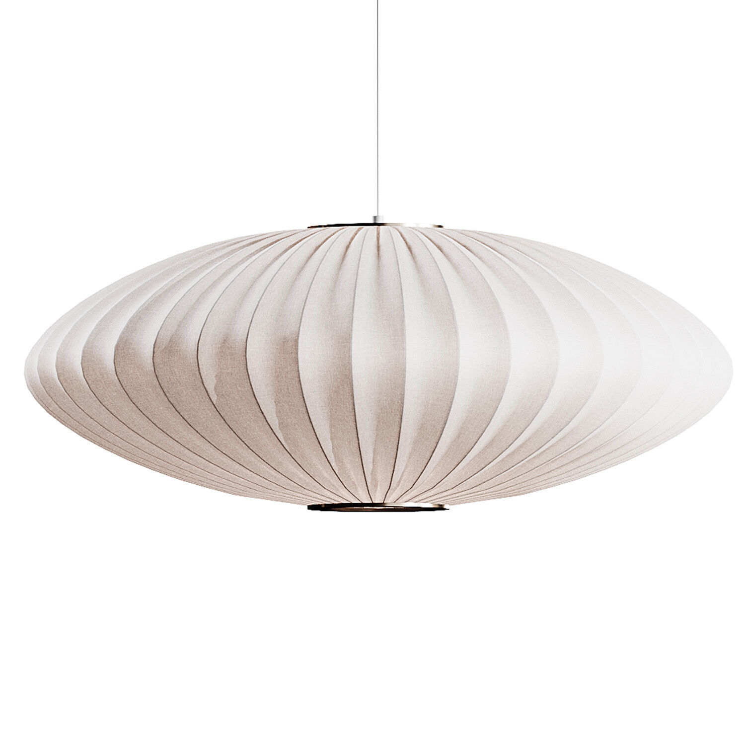 Herman Miller Nelson Saucer Bubble Pendant Lamp 3D model_1