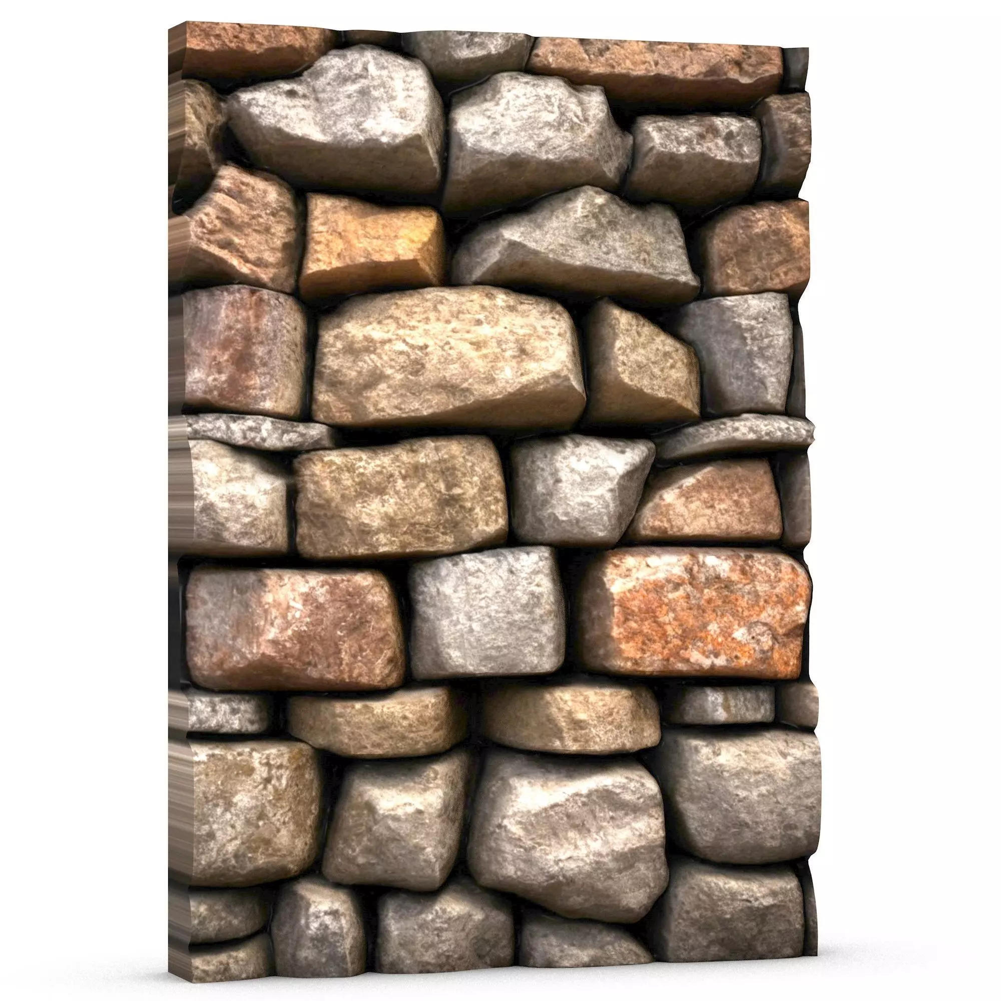 Stone Wall 420 3D print model_0
