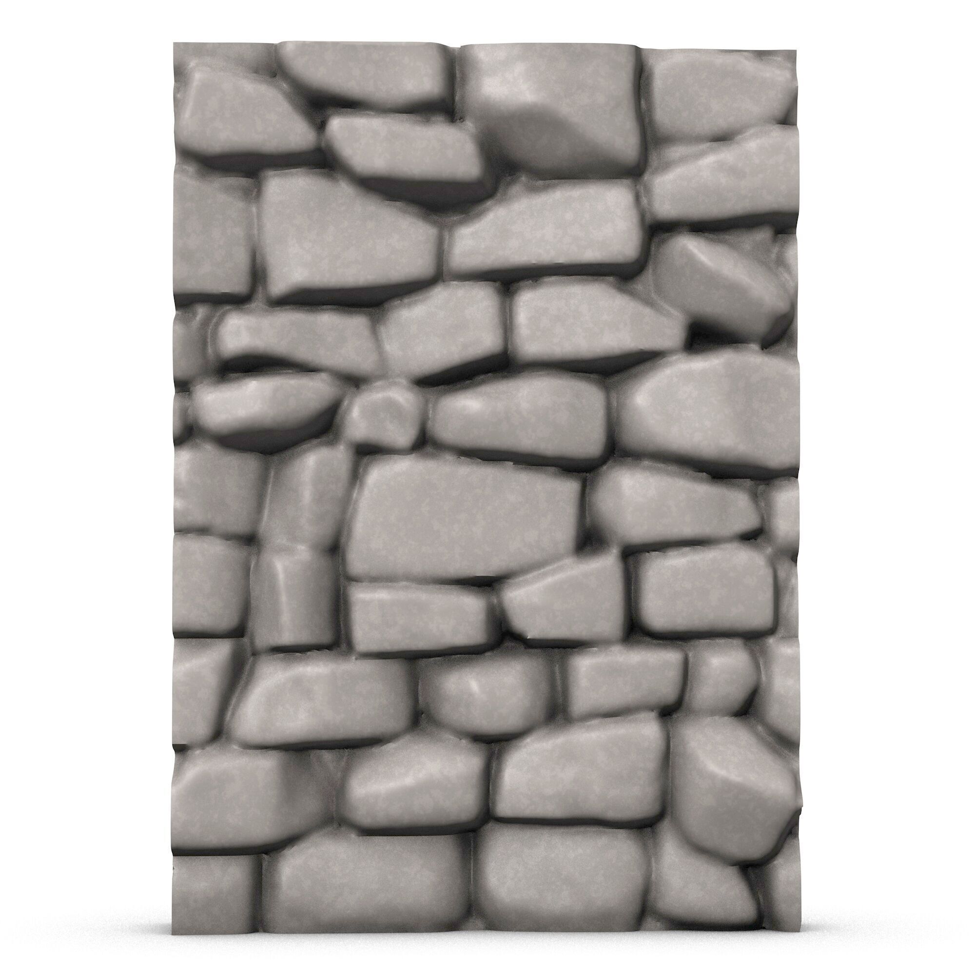 Stone Wall 419 3D print model_1