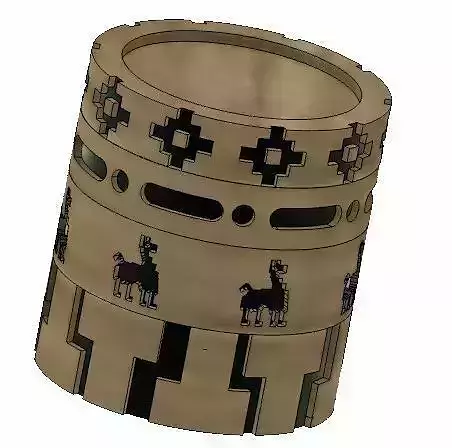 INDIE GRINDER 4 PHASES - CRYSTAL COLLECTOR 3D print model