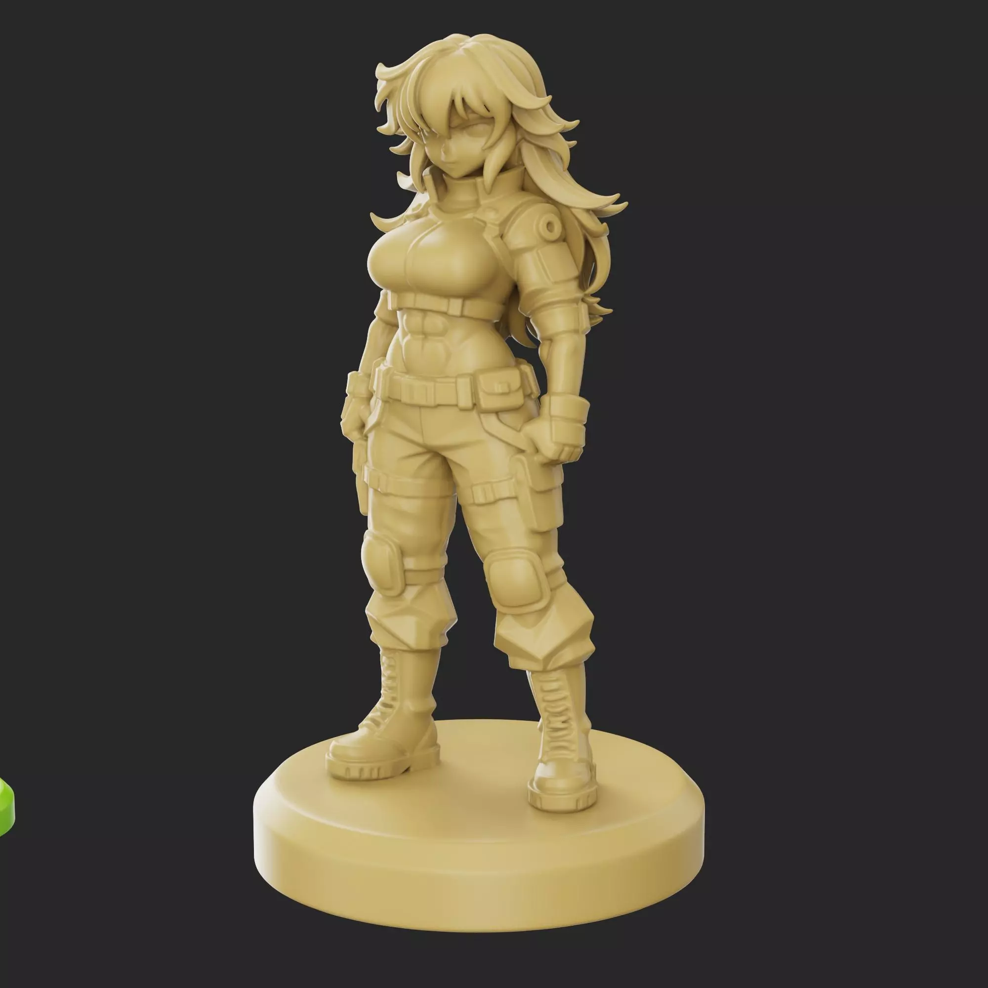 ANIME GIRL 3D print model_0