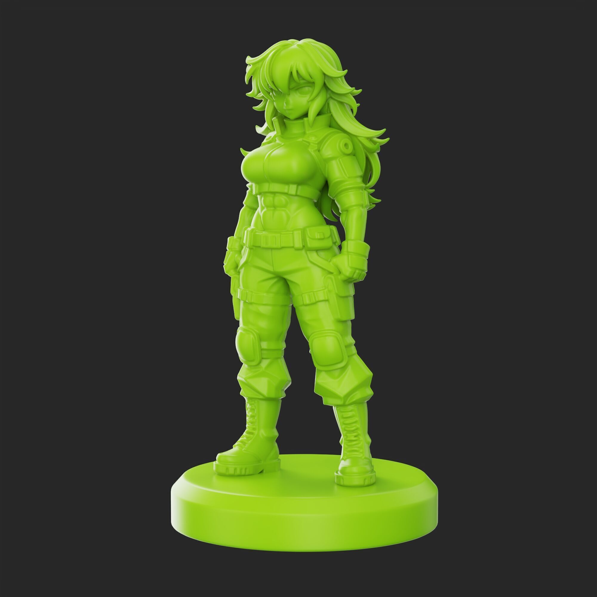 ANIME GIRL 3D print model_5