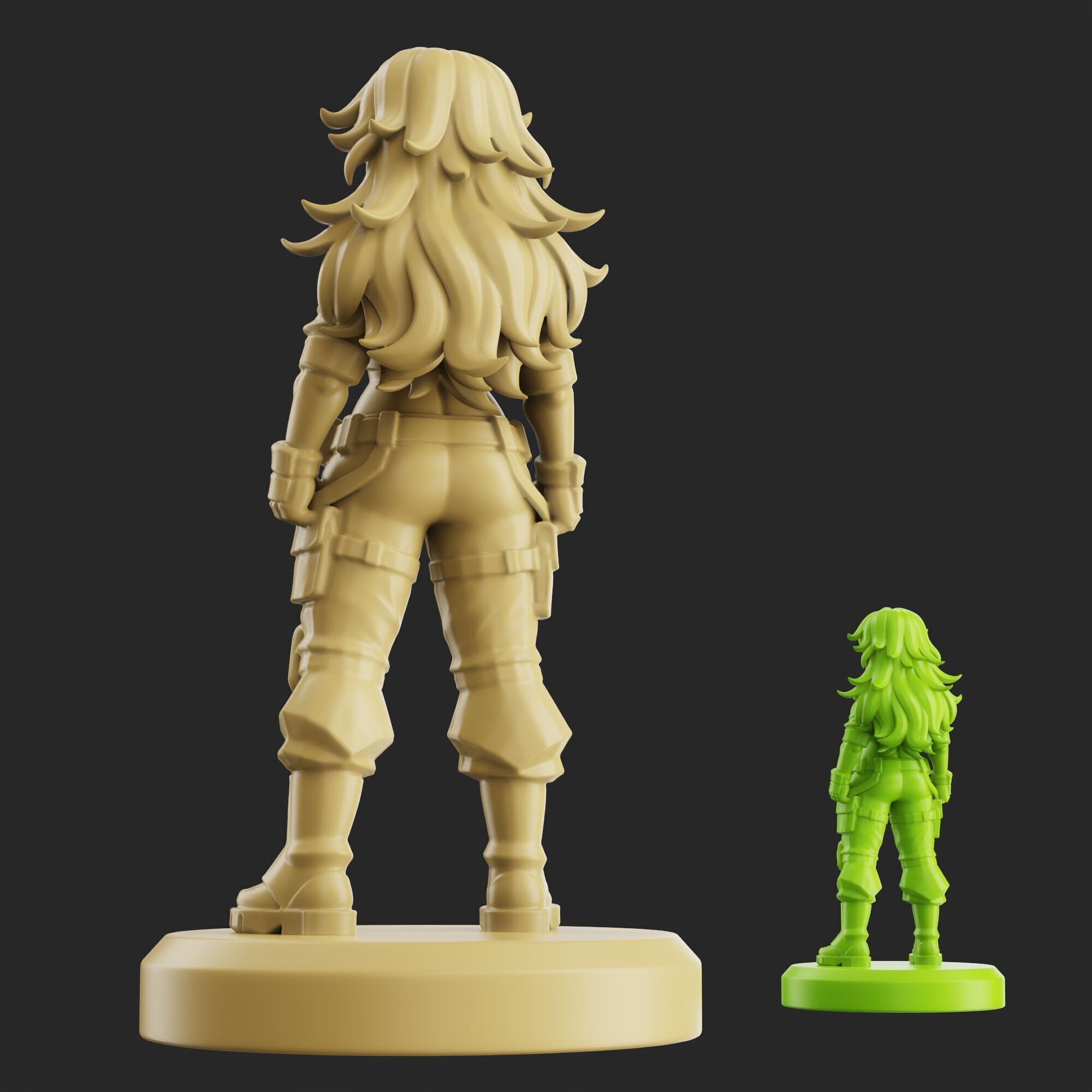 ANIME GIRL 3D print model_7
