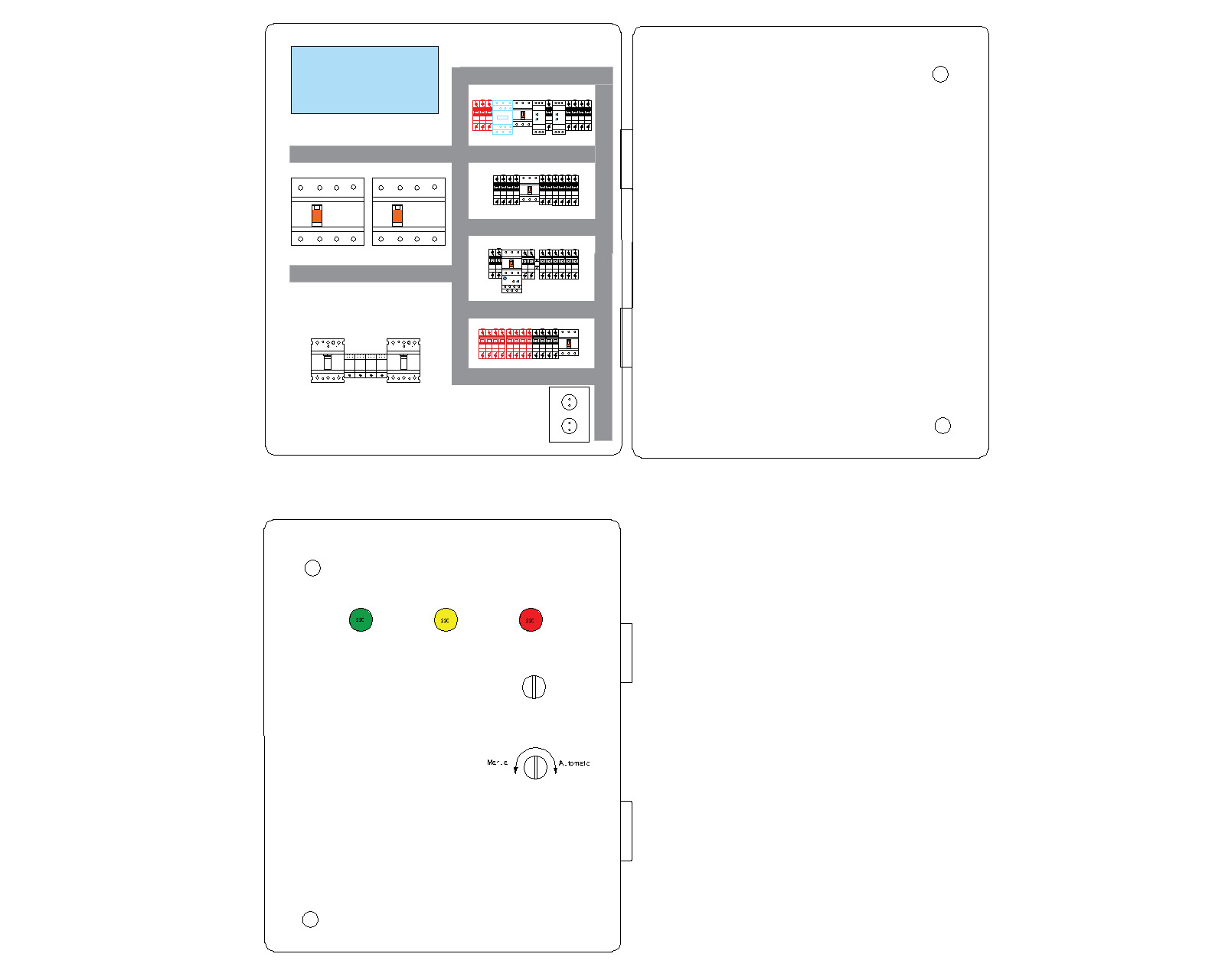 2D electricity box 3D model_2