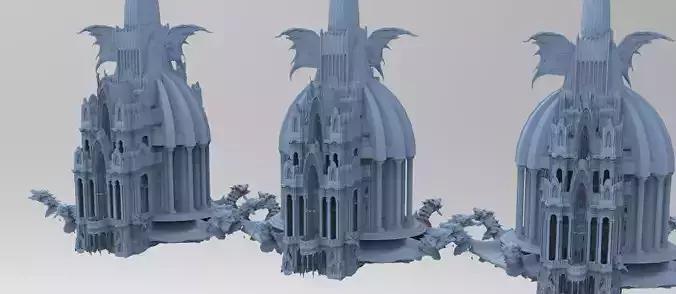 Golden Tower sun temple roof