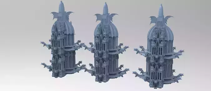 Golden Tower Lunar glass dome 