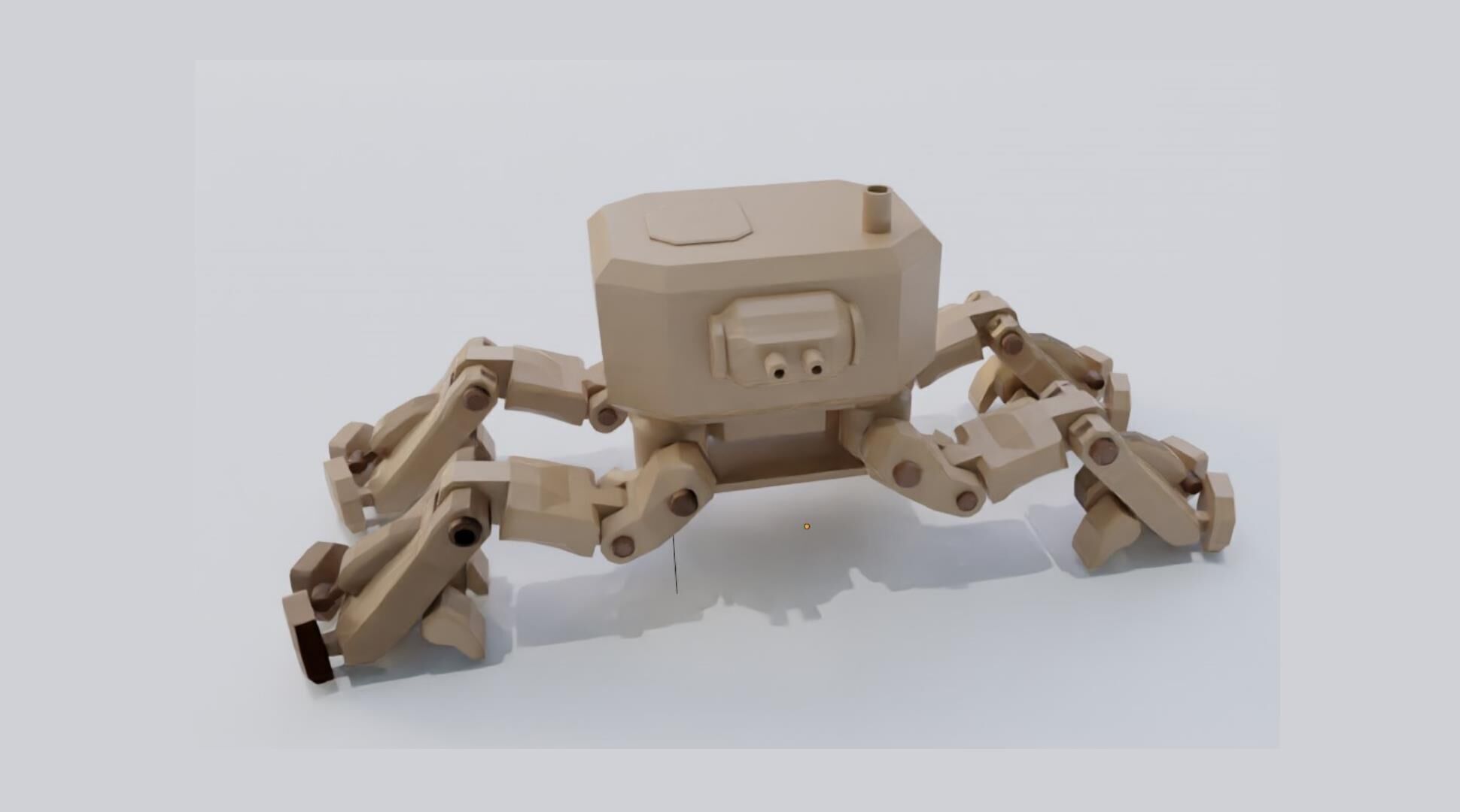 ucronic   leg tank  WWI  3D model_4