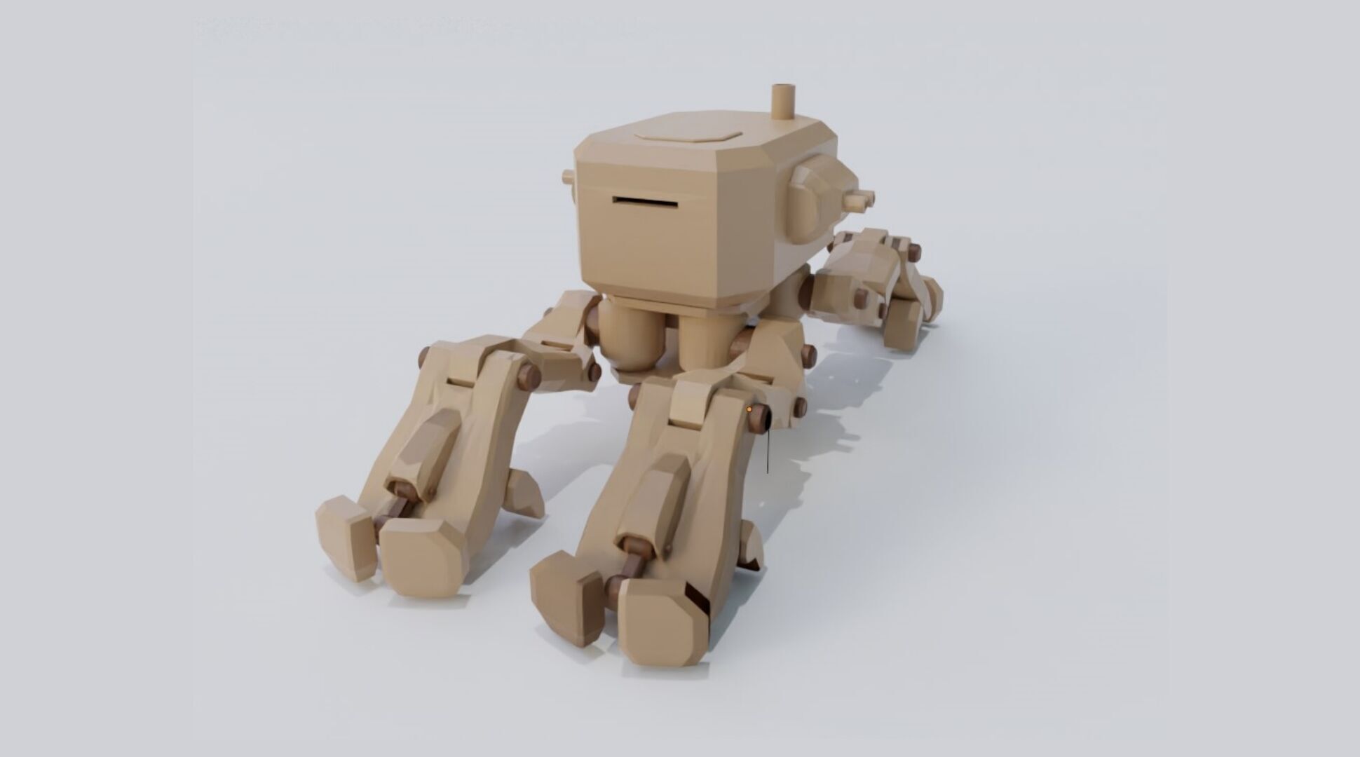 ucronic   leg tank  WWI  3D model_3