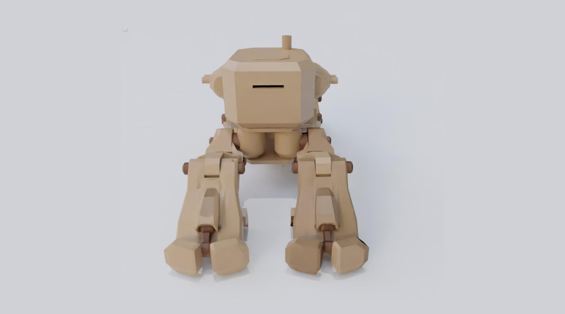 ucronic   leg tank  WWI  3D model_2