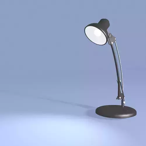 Free Modern Desk Lamp - Low Poly 3D Model