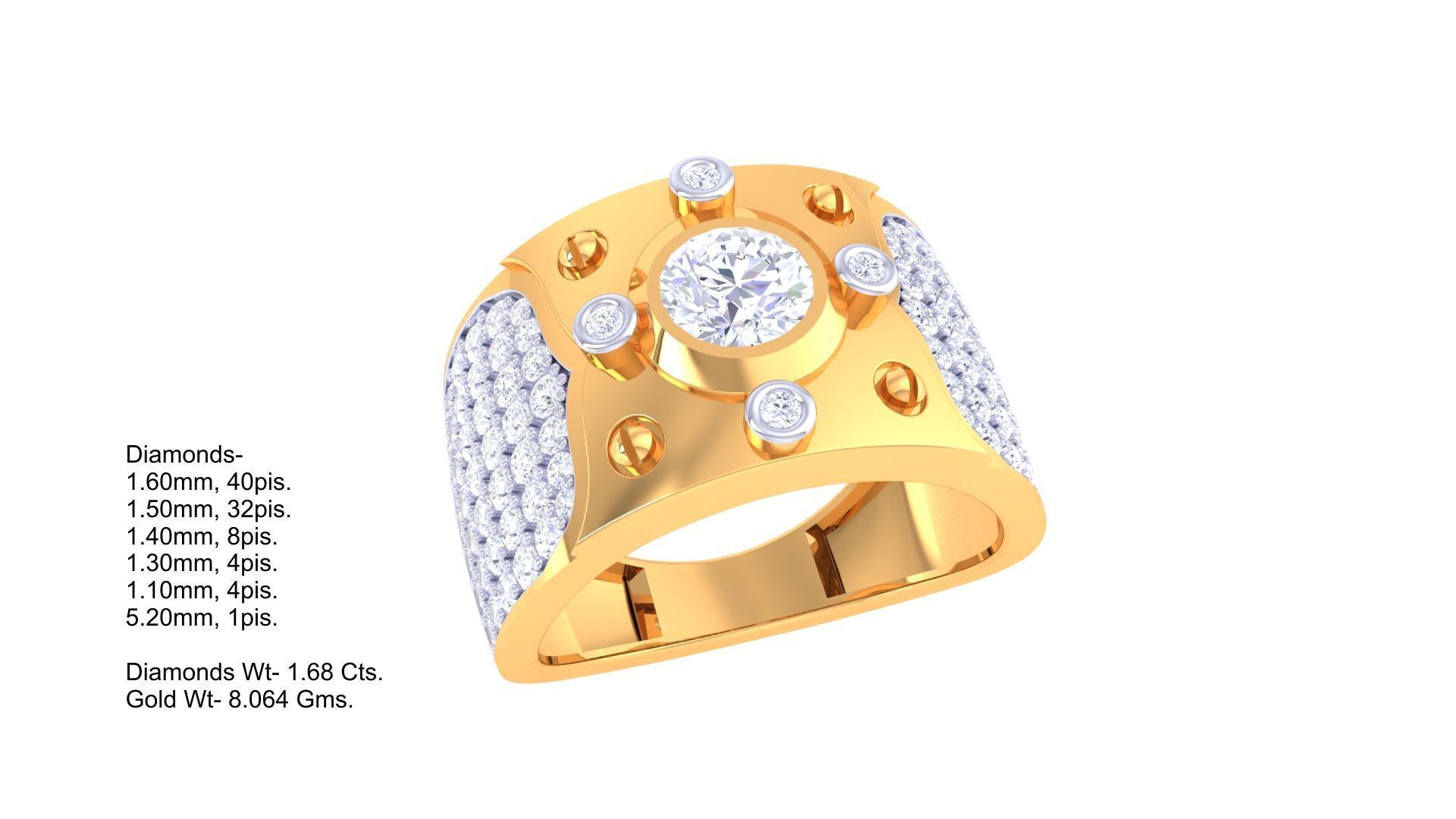 80 Men s Rings 3dm Details Images 3D print model_13