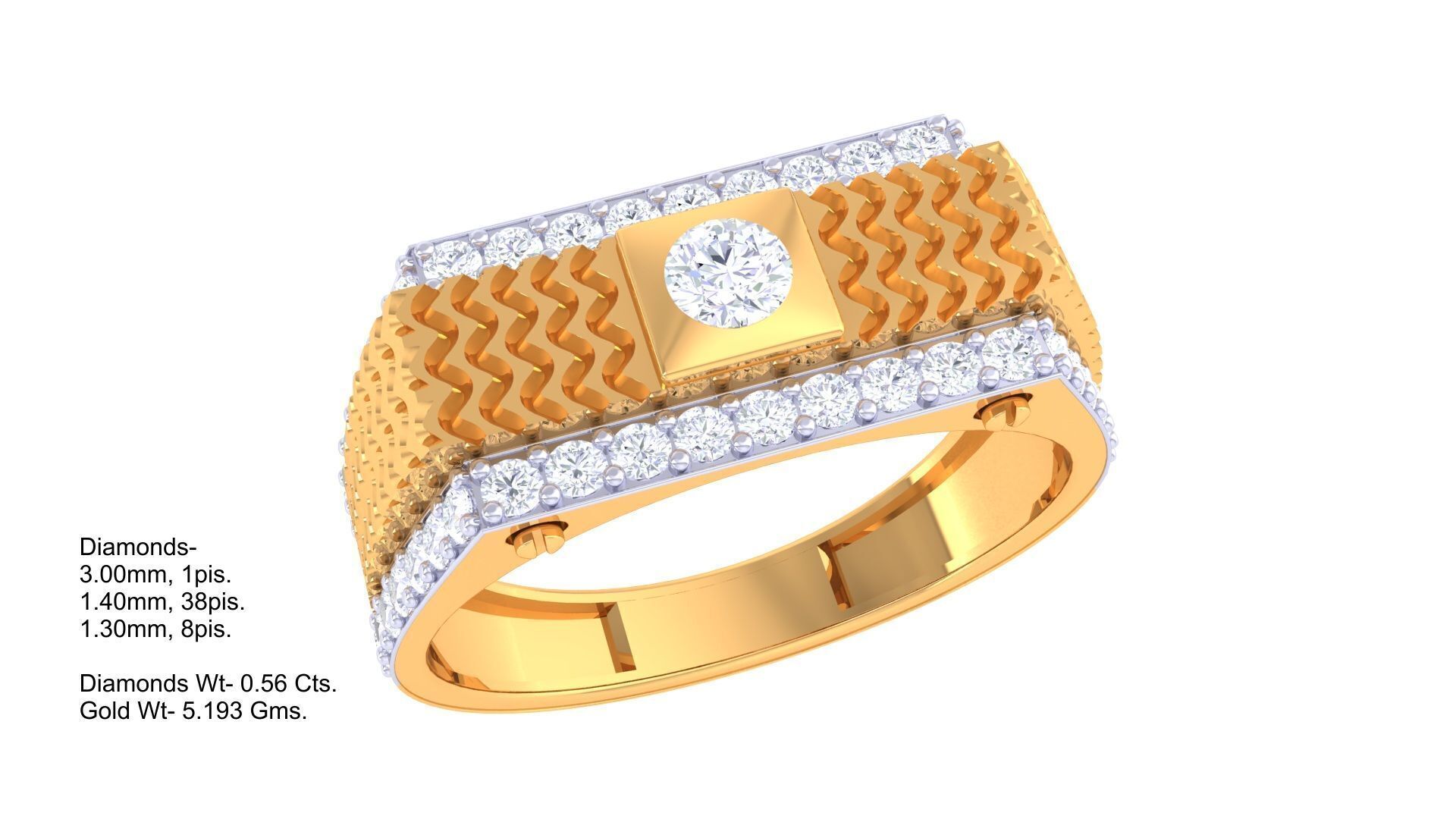 80 Men s Rings 3dm Details Images 3D print model_70