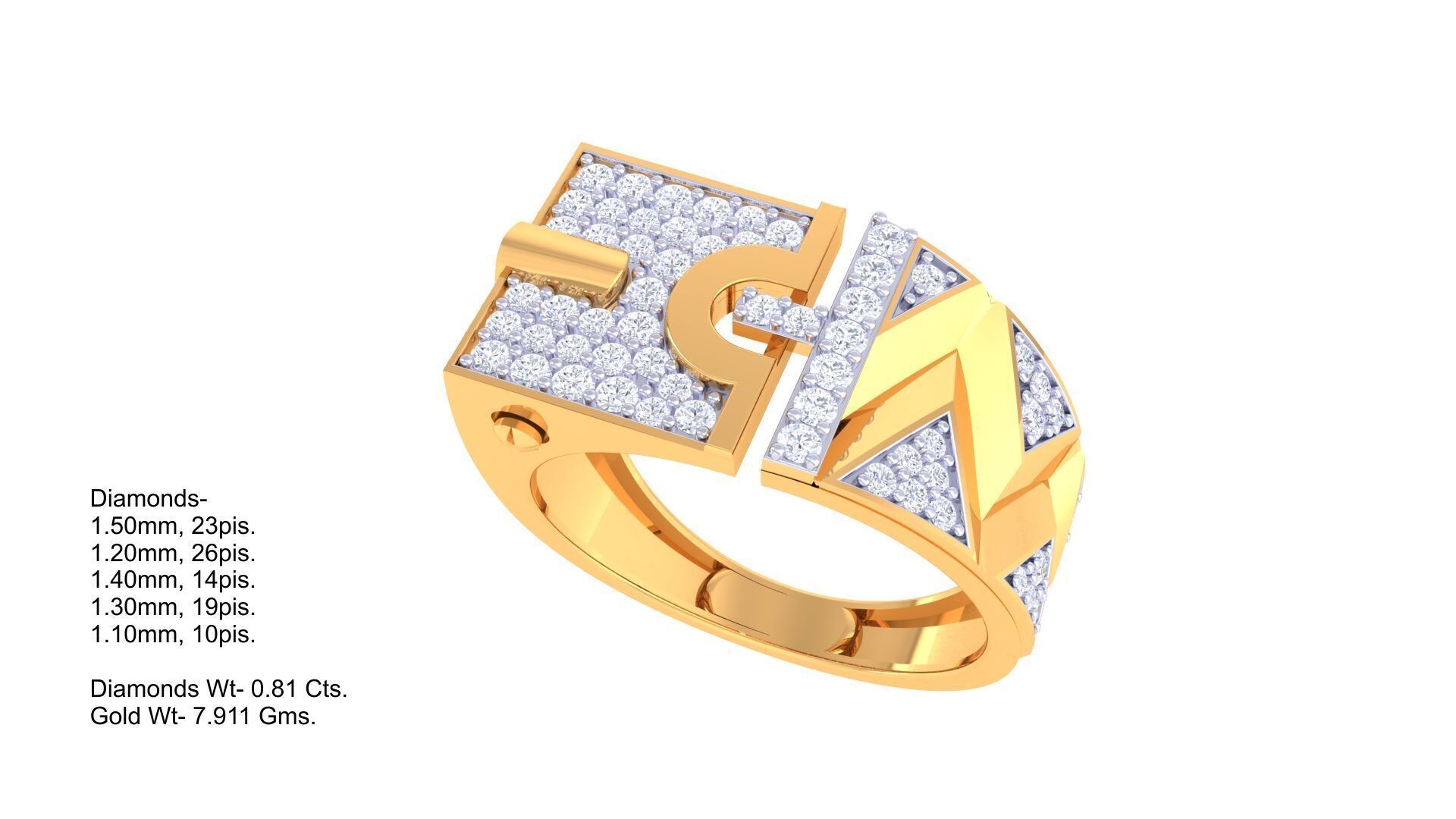 80 Men s Rings 3dm Details Images 3D print model_60
