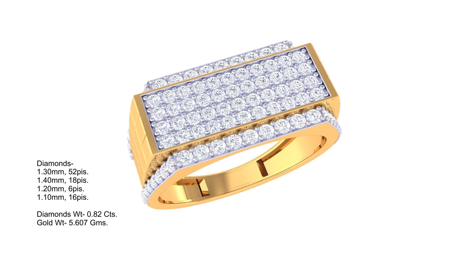 80 Men s Rings 3dm Details Images 3D print model_46