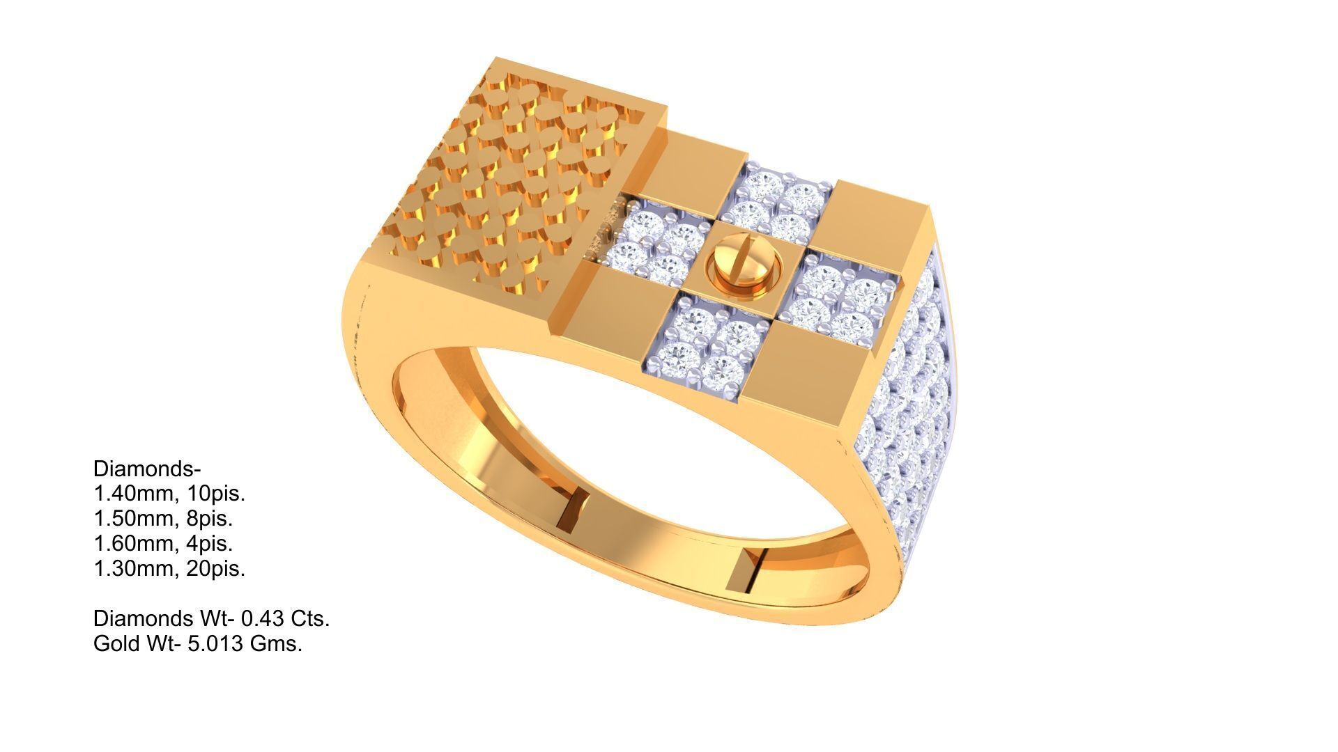 80 Men s Rings 3dm Details Images 3D print model_12