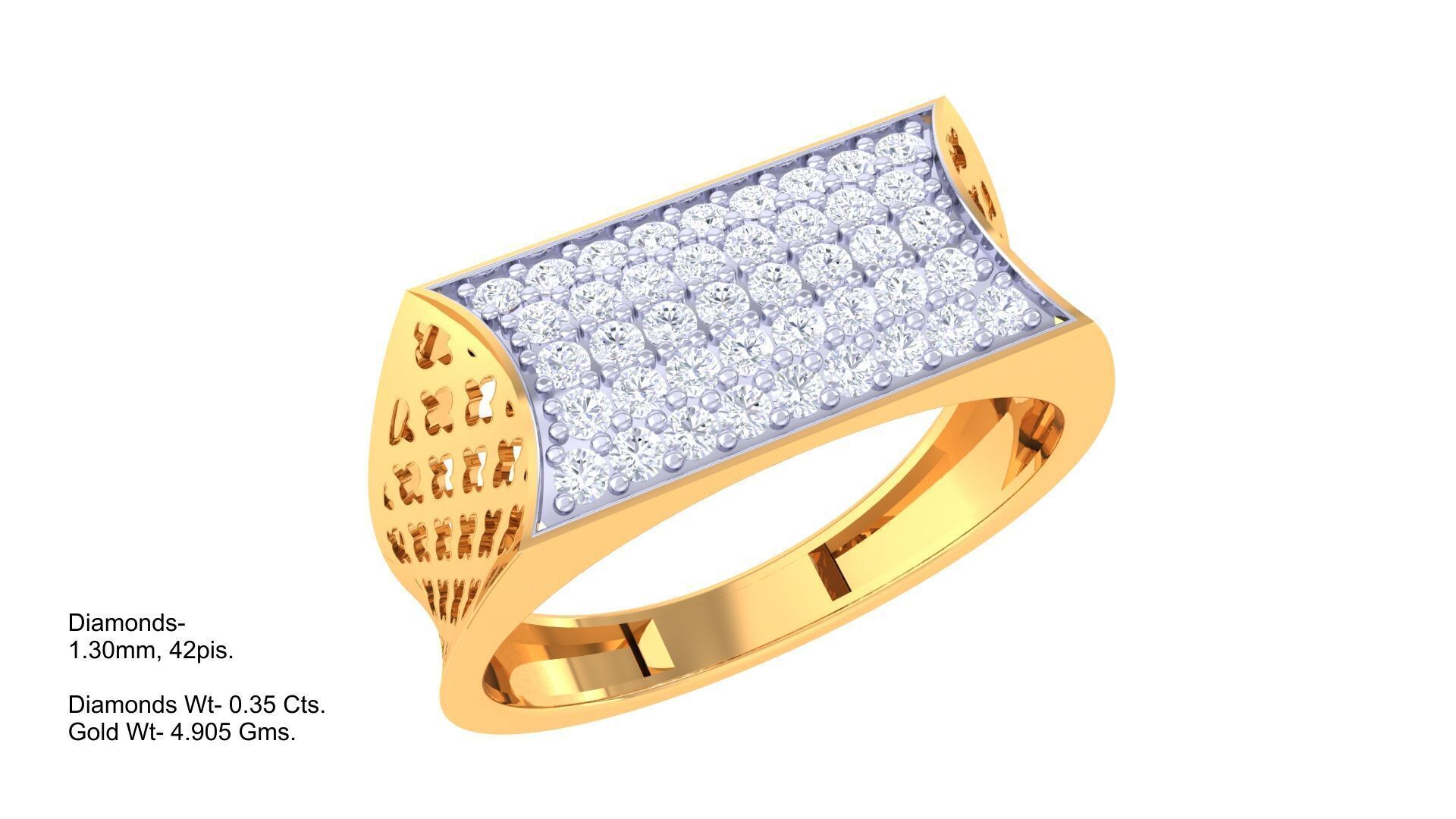 80 Men s Rings 3dm Details Images 3D print model_35