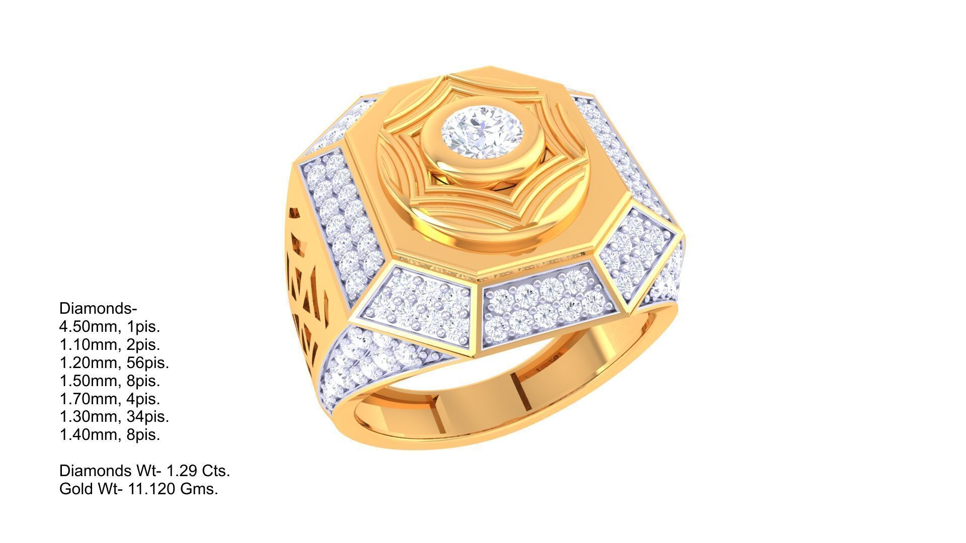 80 Men s Rings 3dm Details Images 3D print model_68