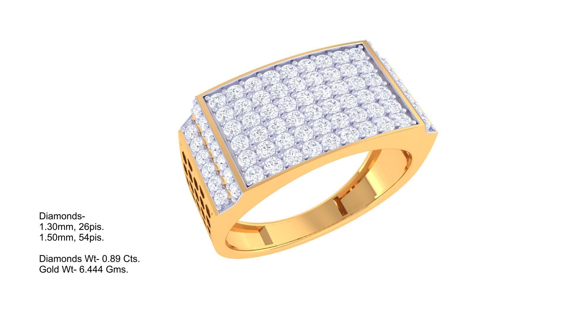 80 Men s Rings 3dm Details Images 3D print model_50