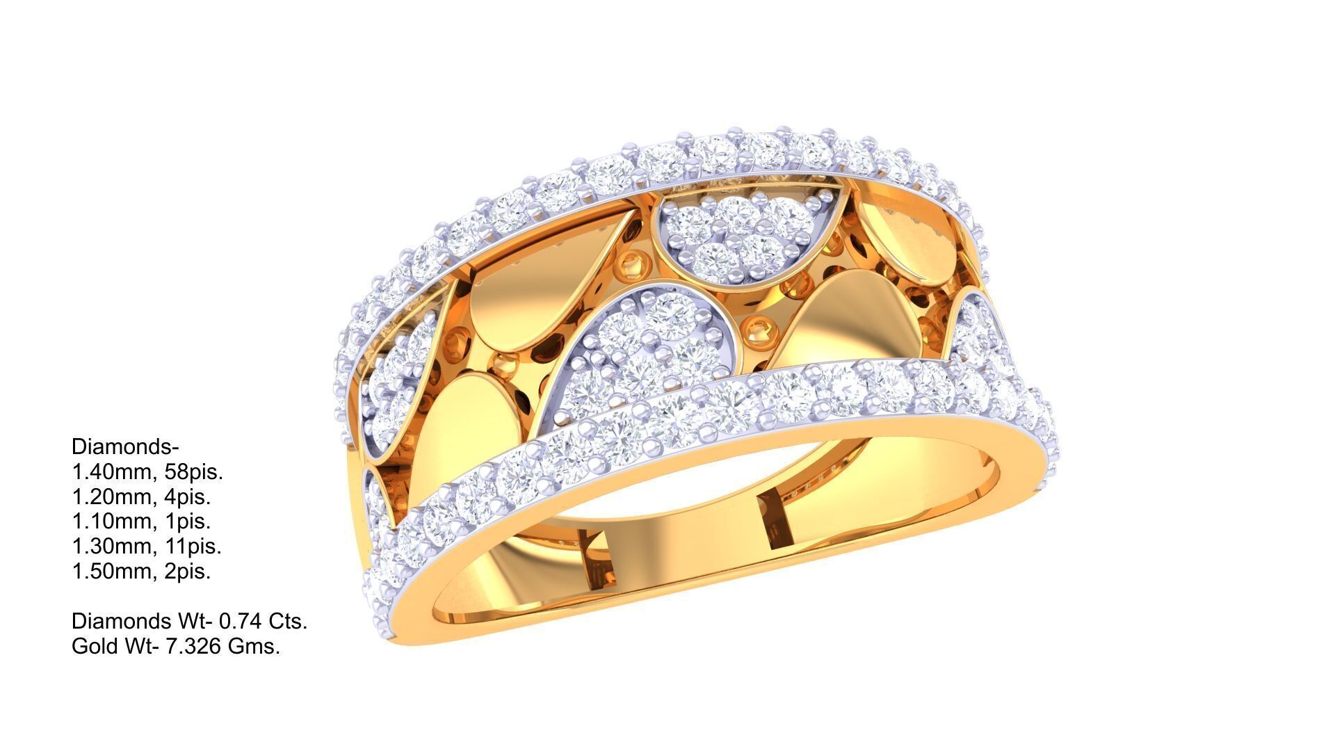 80 Men s Rings 3dm Details Images 3D print model_21