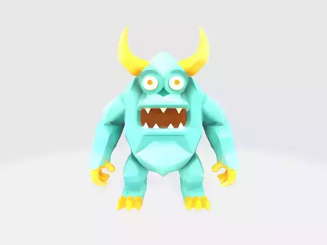 Lowpoly monster