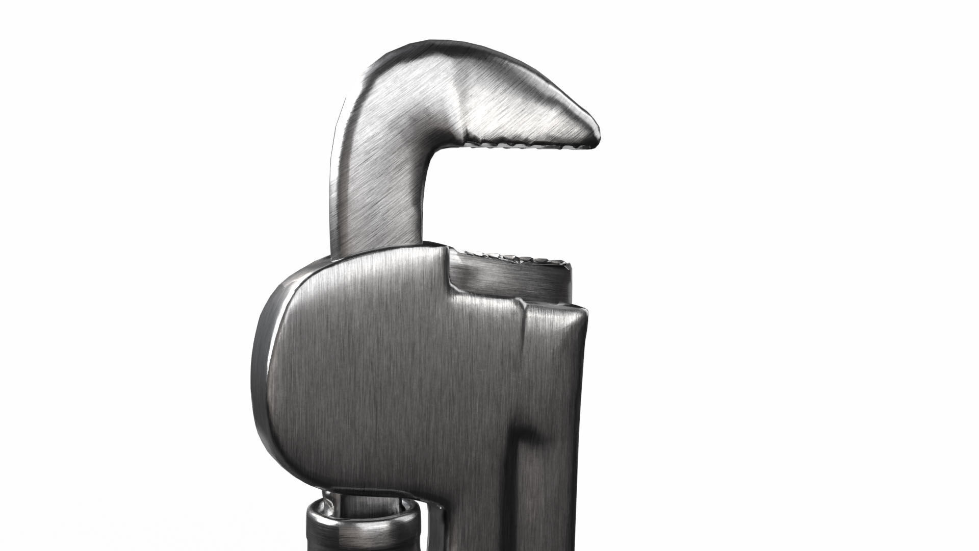 Wrench Game Ready Low-poly 3D model_3