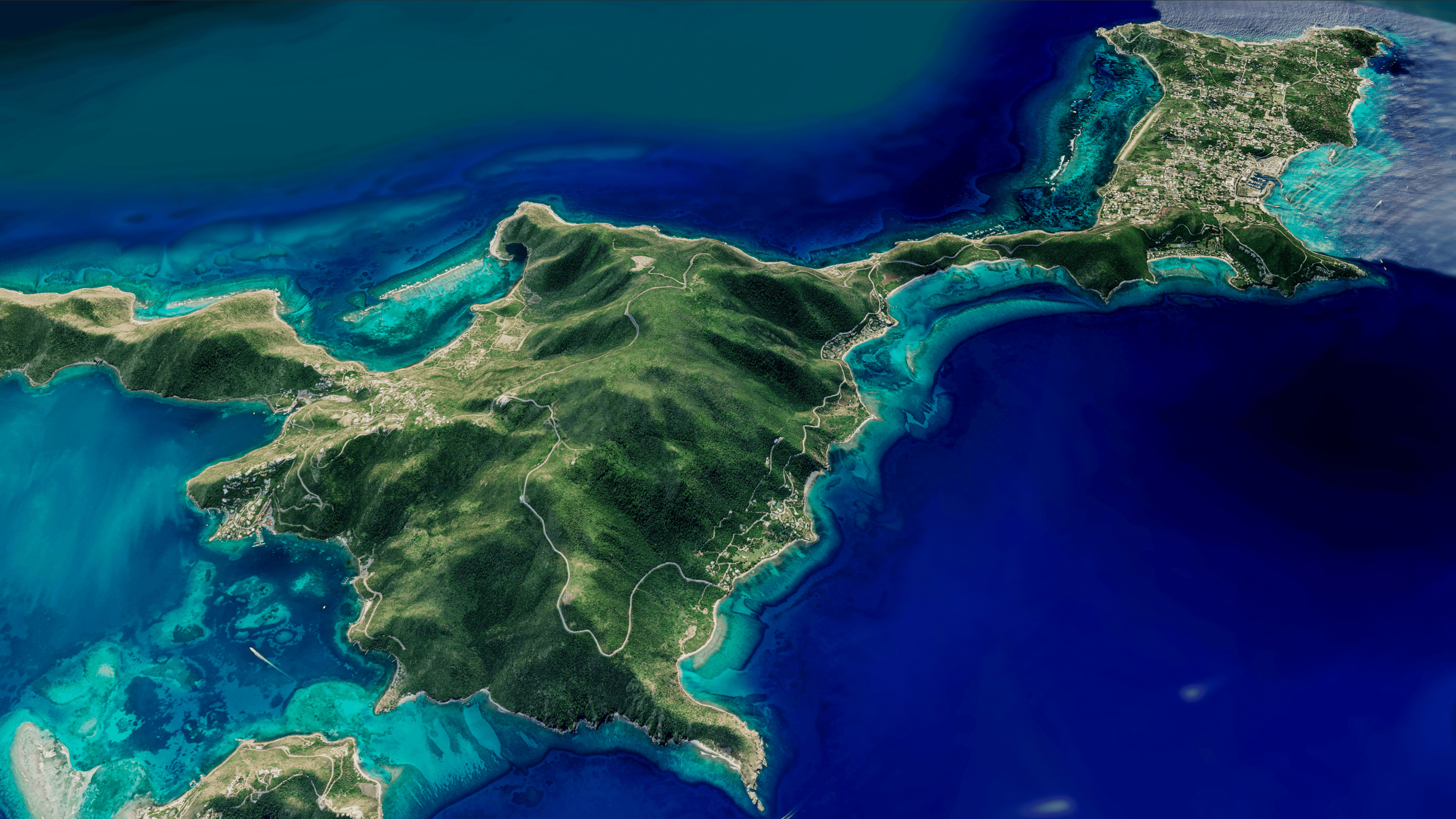 Virgin Gorda Island Full 3D model terrain 3D model_11