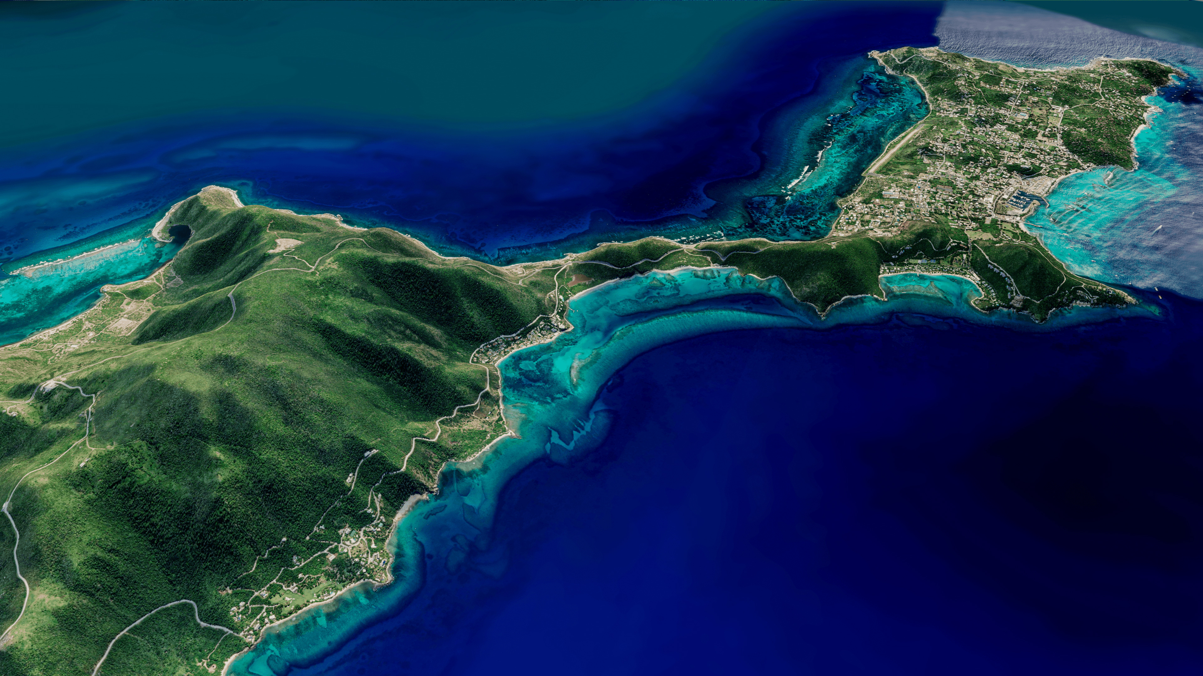 Virgin Gorda Island Full 3D model terrain 3D model_8