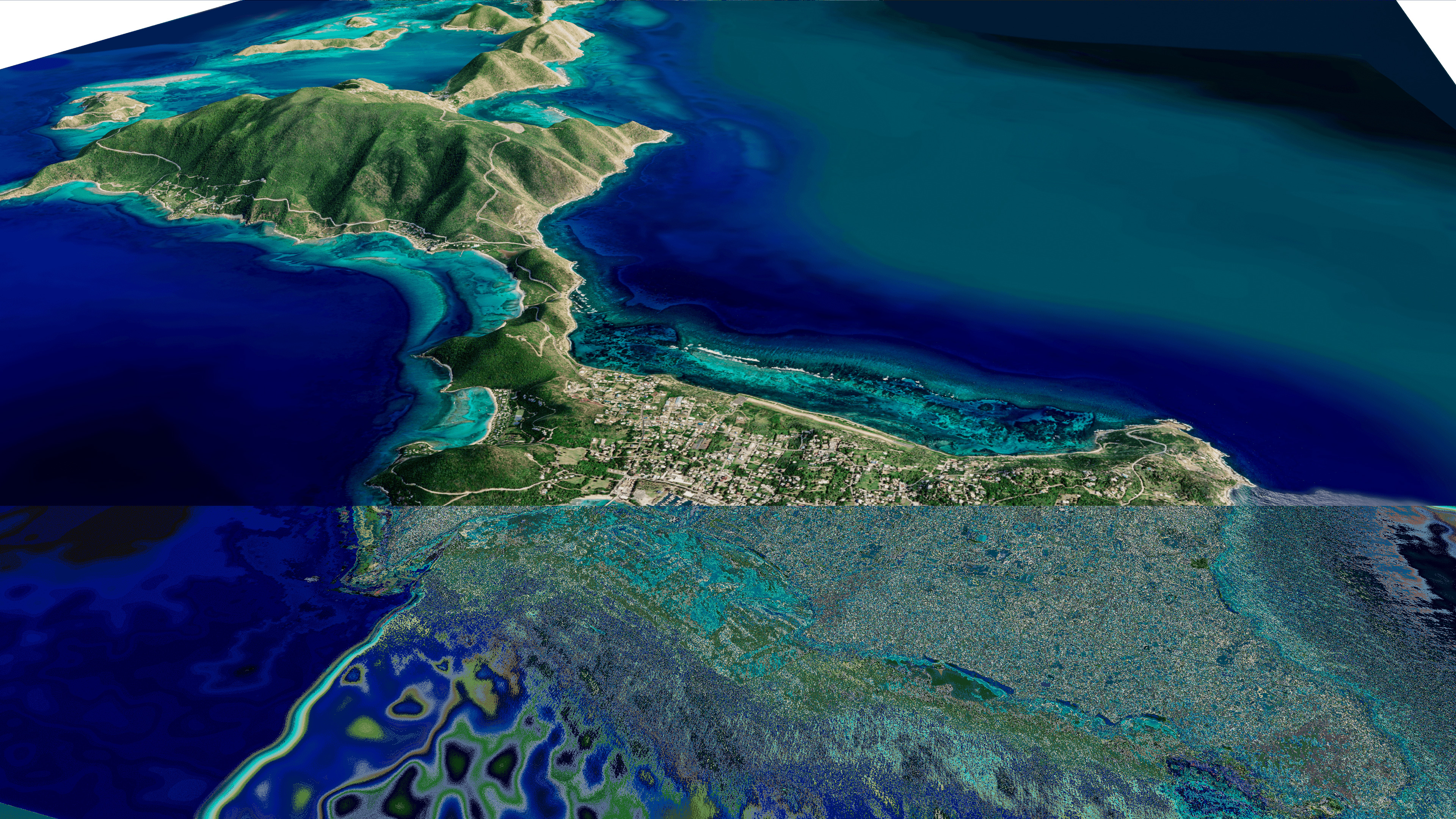 Virgin Gorda Island Full 3D model terrain 3D model_7
