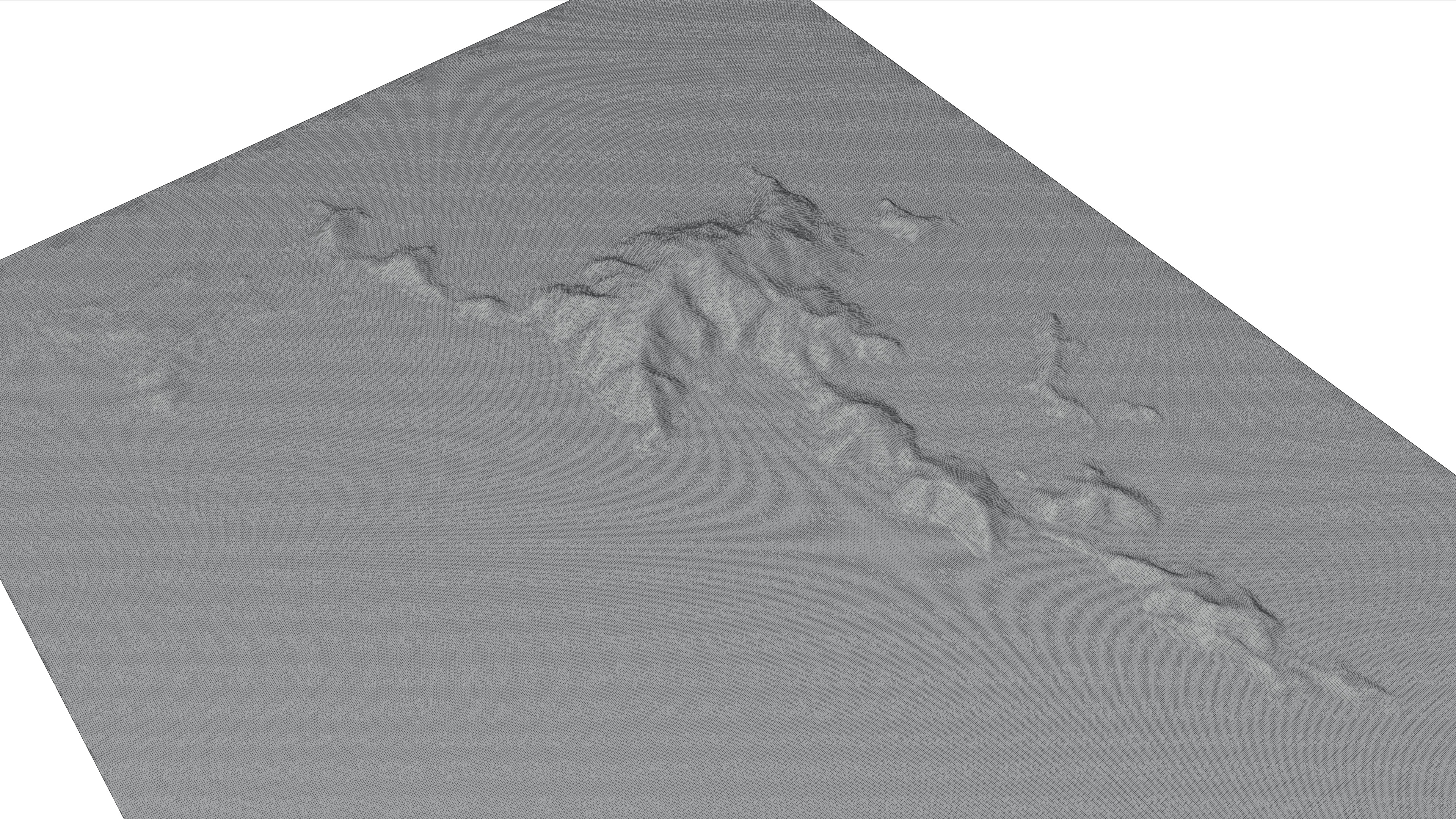 Virgin Gorda Island Full 3D model terrain 3D model_1