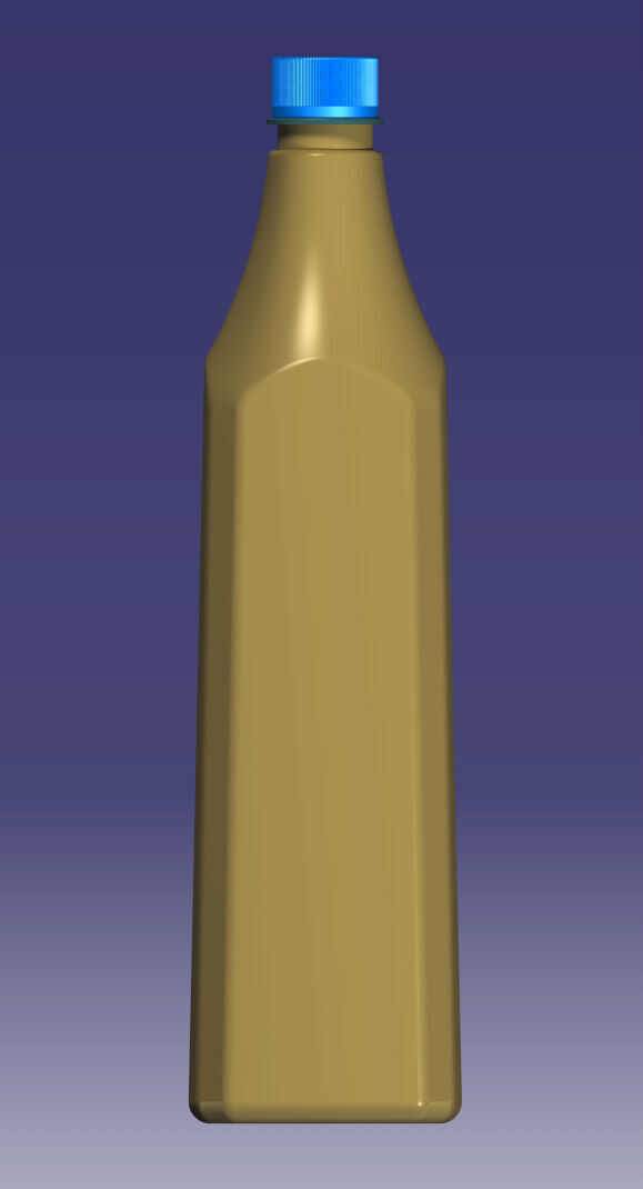 oil bottle 3D print model_1