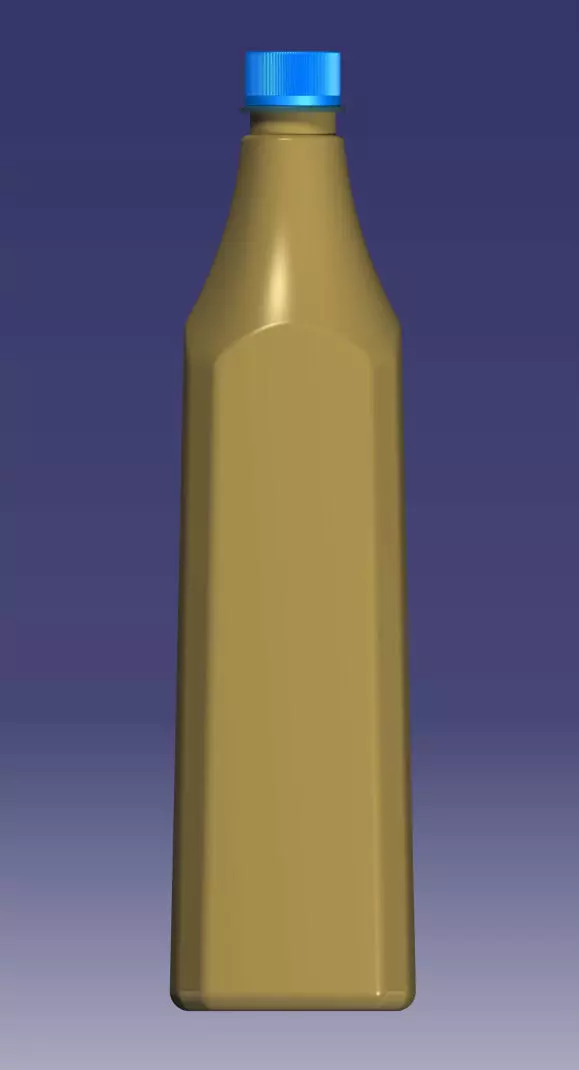 oil bottle 3D print model_0