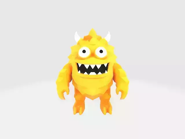 Lowpoly monster