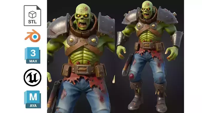Fantasy Zombie Soldier